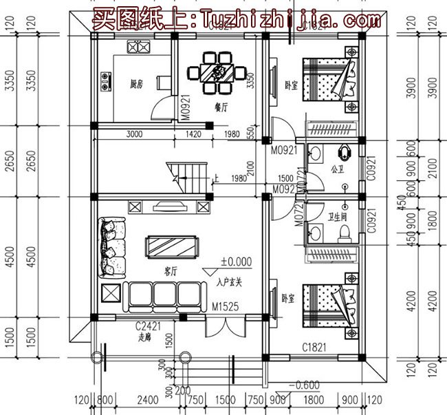 农村120平方建房样图设计，2024最新款，建房一定要看