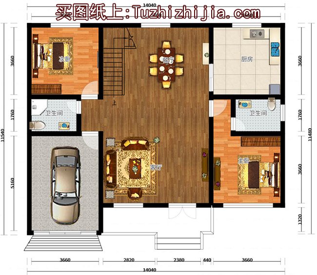 13*12米自建房设计图，2024最新设计，不看一定会后悔