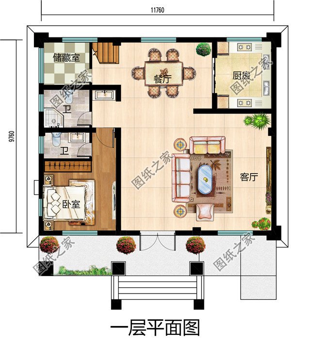 推荐：5套120平方建房设计图，2024年最新设计