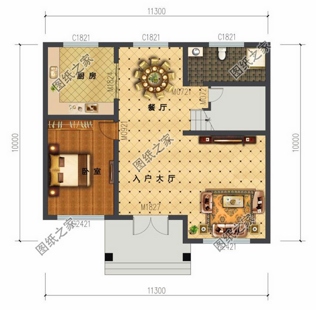 农村20万二层楼房图片大阳台，居住舒适，亲戚看了都想建