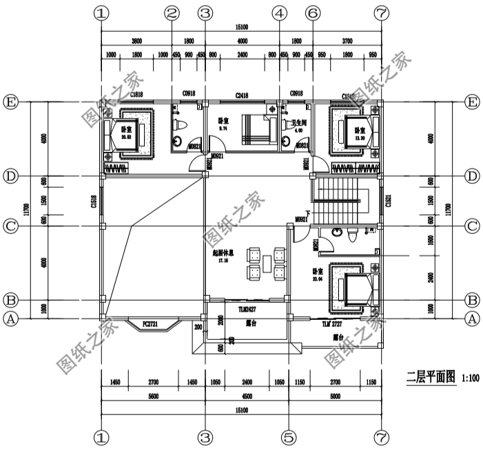 6套高颜值别墅效果图带户型图，美观实用，百看不厌