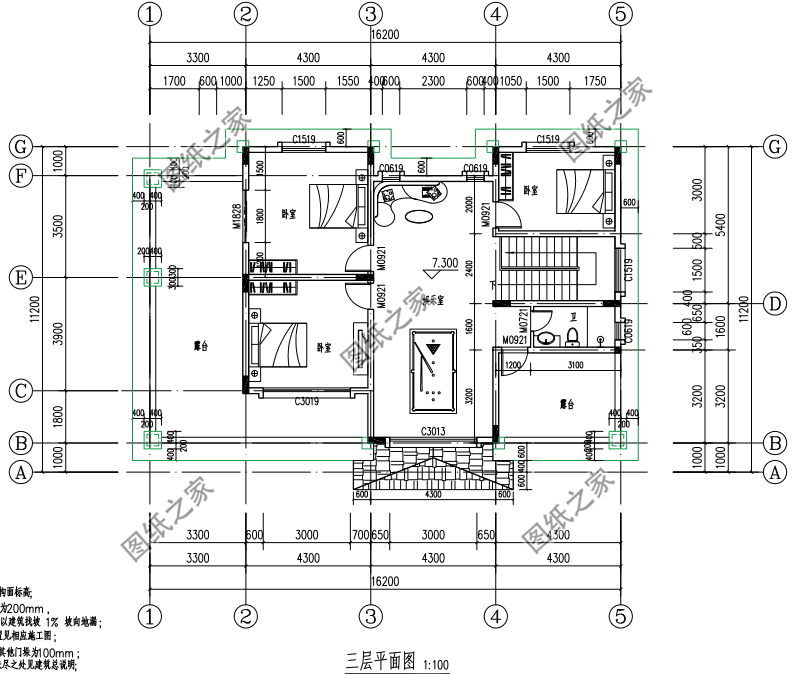 6套高颜值别墅效果图带户型图，美观实用，百看不厌