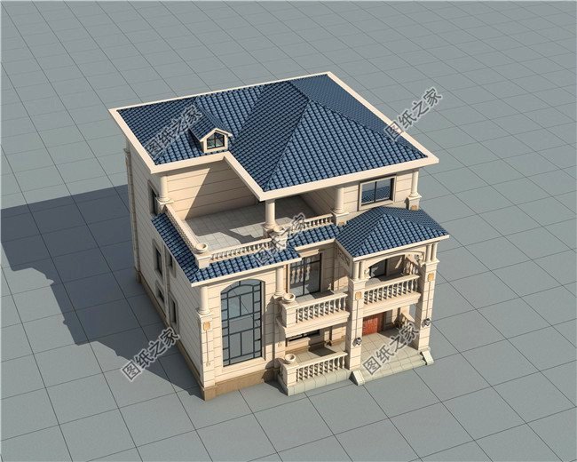 4套三层带阳台别墅设计图，准备建房的朋友可千万别错过