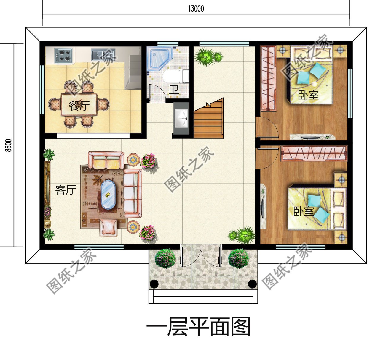 2024年建房热门款图纸，120平左右，总有一套是你的菜