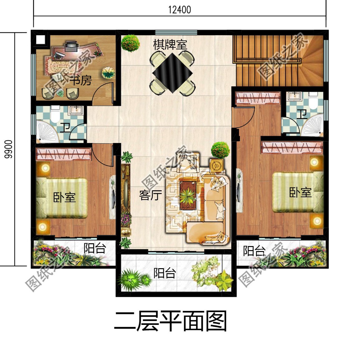 2024年建房热门款图纸，120平左右，总有一套是你的菜