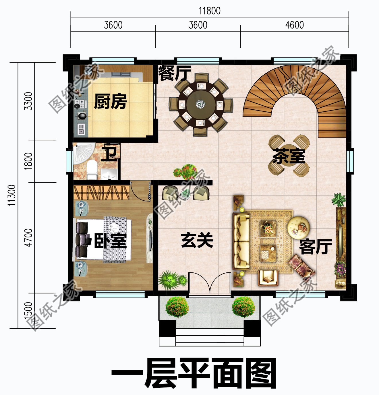 2024年建房热门款图纸，120平左右，总有一套是你的菜