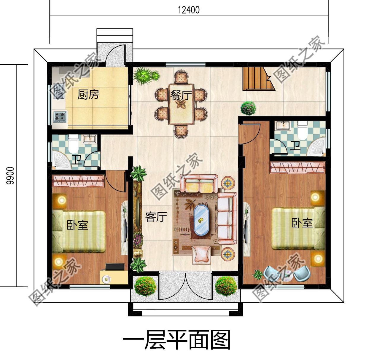 2022年建房熱門款圖紙120平左右總有一套是你的菜