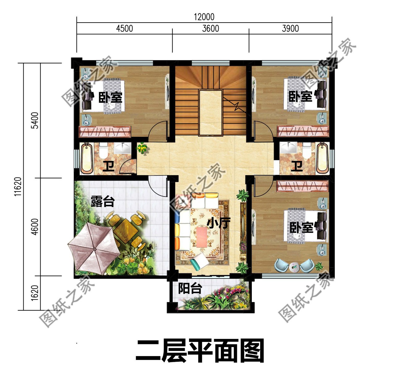 2024年建房热门款图纸，120平左右，总有一套是你的菜