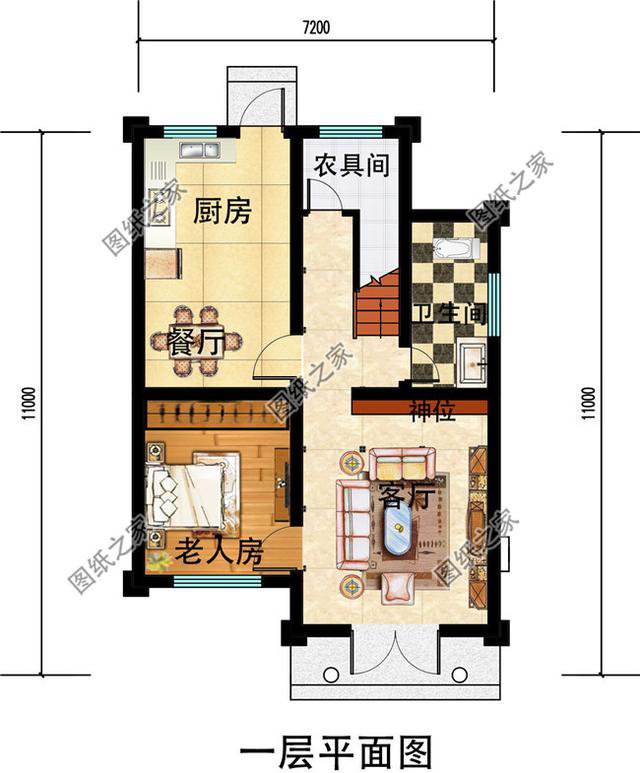 2024年新款农村自建二层别墅图，造价15万，趁现在赶紧建