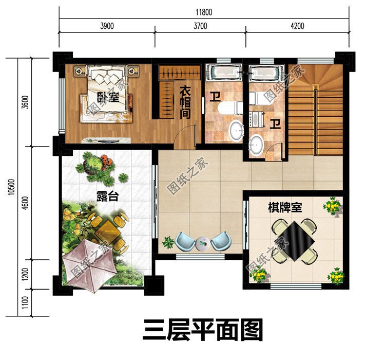 2024年新款现代风格别墅图，一层到三层都有，谁说农村不能建