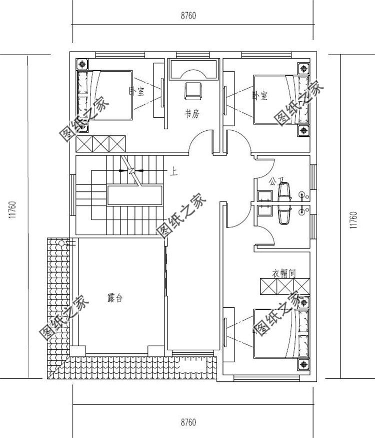 农村占地100平米三层自建房设计图，造价25-30万，小而精的户型你值得拥有！