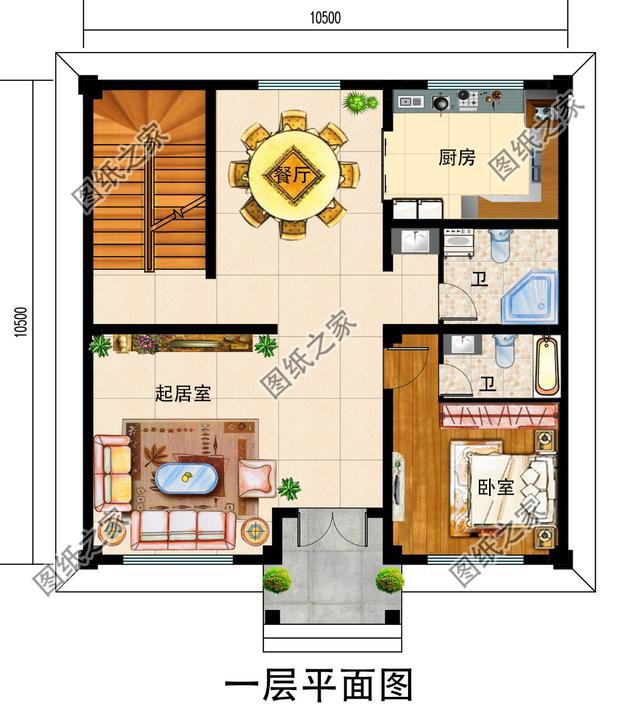 简约接地气自建房外观图，经济又实用，最适合农村建造