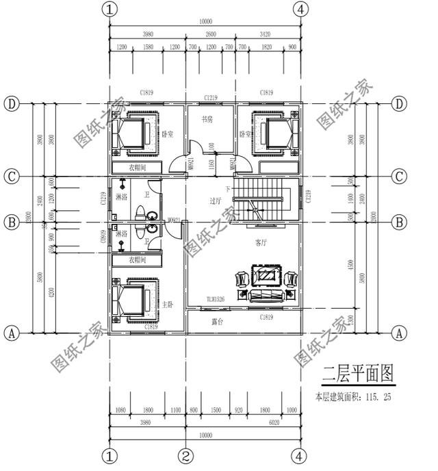 10×12米三层小别墅图， 好看实用造价还不高，舒适感爆棚！