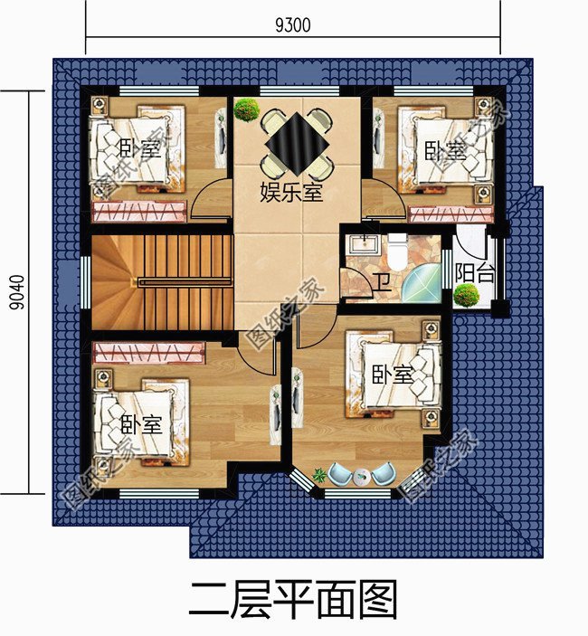 80方4层自建房屋设计图图片