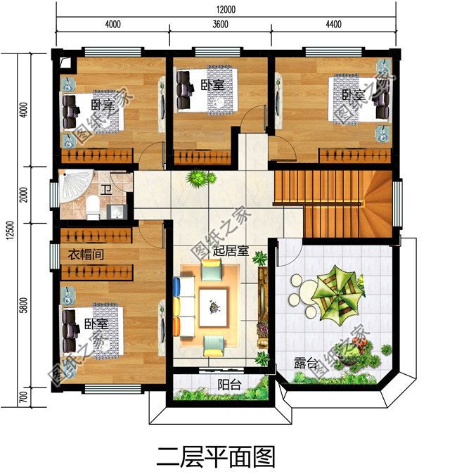 新款二层小别墅设计图，欧式风格，为啥第三款那么受欢迎