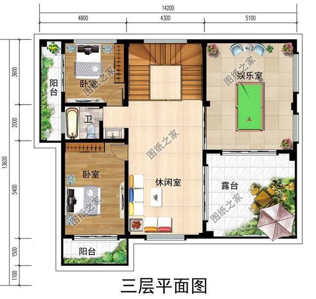 2024农村新款三层别墅图，包容性强，实用性高