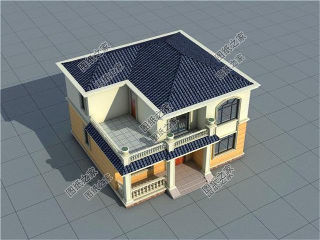 准备回老家盖房子了，三款10×10二层别墅外观效果图，你们觉得哪套好？