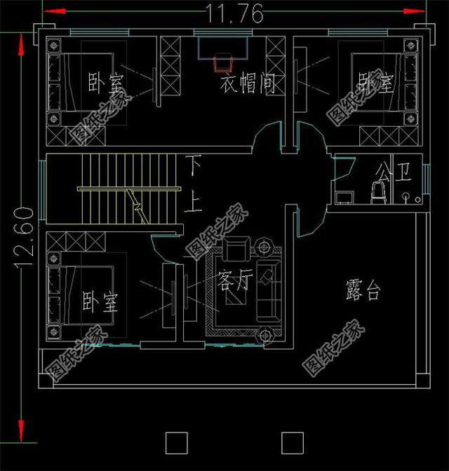 2024年新款三层别墅设计图纸，功能齐全，让农村房屋变的不在普通