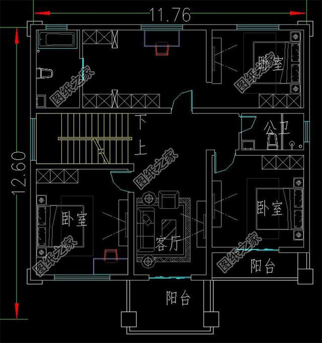 2024年新款三层别墅设计图纸，功能齐全，让农村房屋变的不在普通