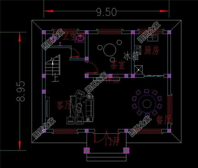 2024年新款三层别墅设计图纸，功能齐全，让农村房屋变的不在普通