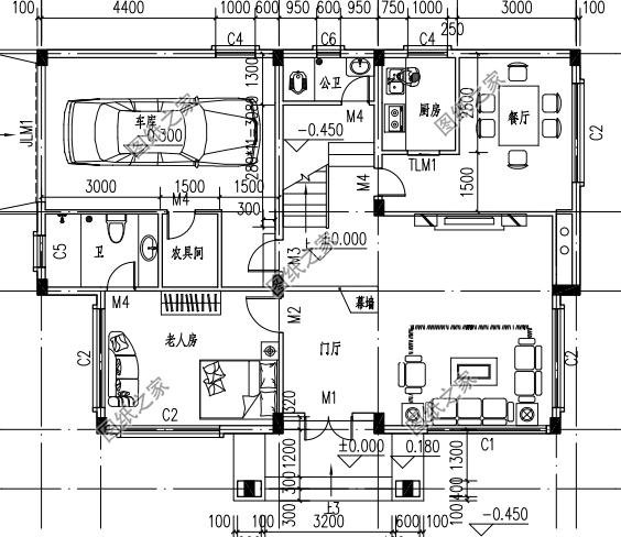 徽派建筑三层别墅设计图，让农村房屋变的不在普通