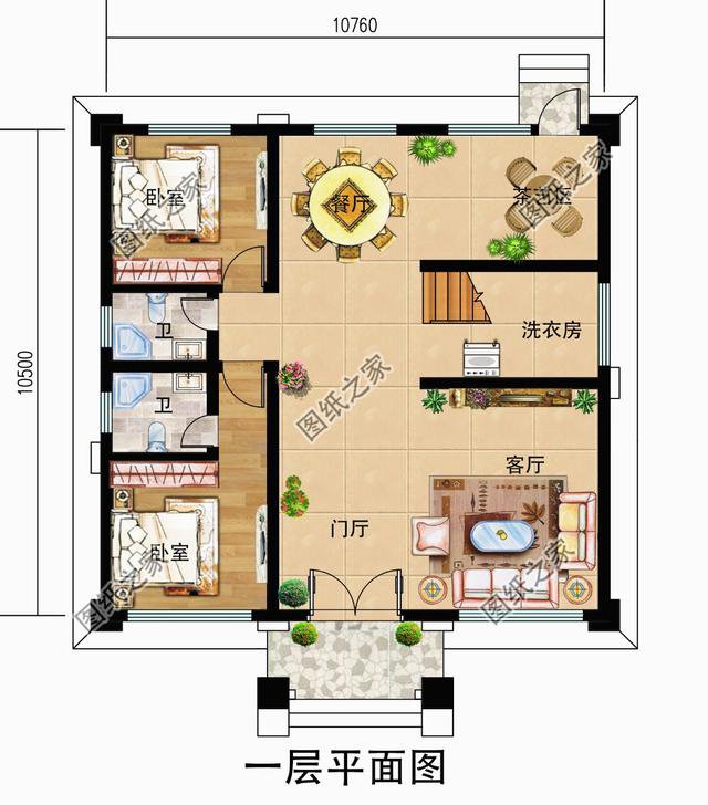 2024年新款别墅图两层半户型图，建成图和想象中的几乎一模一样