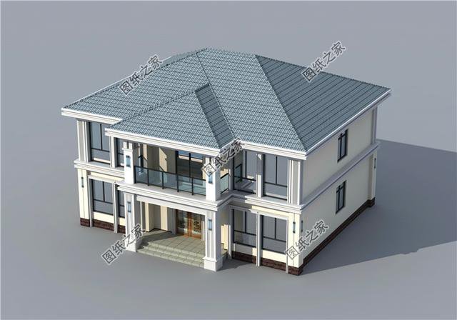 农村普通楼房二层设计图，简单实用造价低，轻轻松松就能建