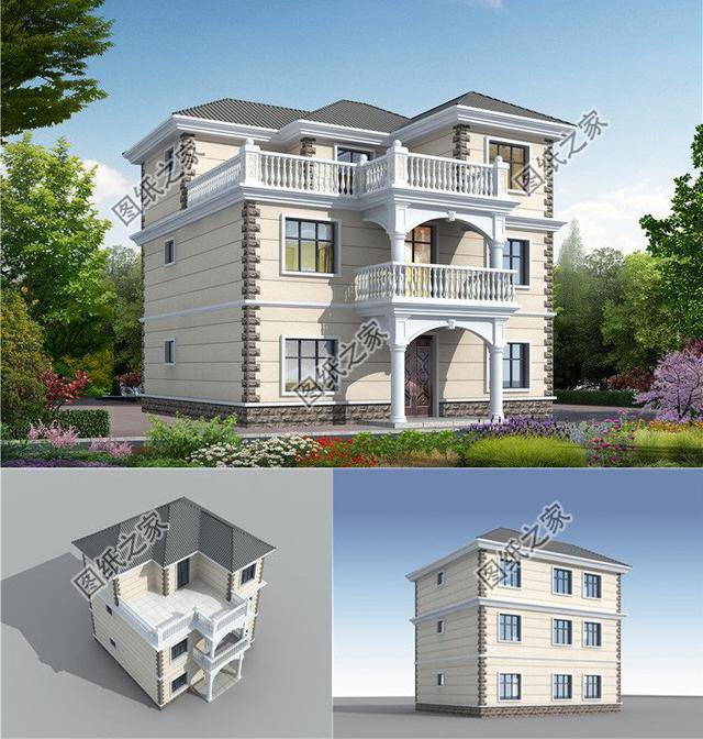 新款三层房屋设计图，让你建房不盲目，都是基于农村生活设计出来的