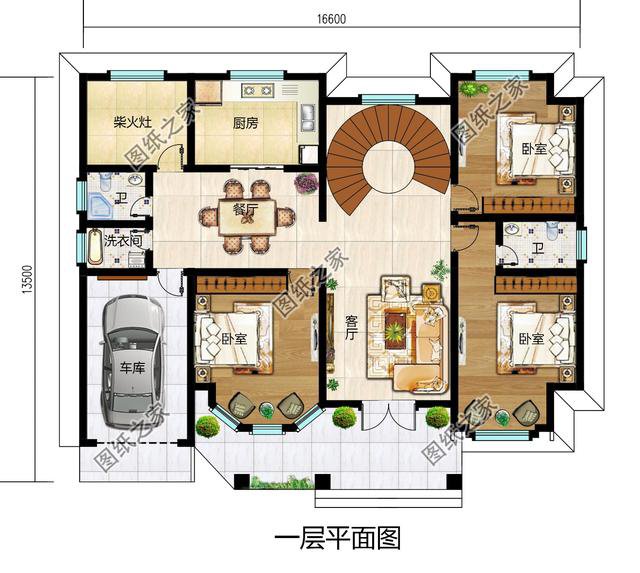 三套2024农村新款中式别墅图，错过任何一款，有你后悔的