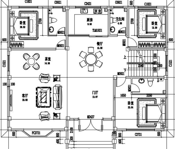 2024农村二层自建房图纸，面积适中，舒适美观兼实用