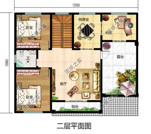 农村四间宅基地盖房设计图，美观大方包你满意，盖好引全村注目