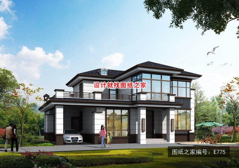 曝光率超高！这20套农村二层设计图纸，邻居抢着要