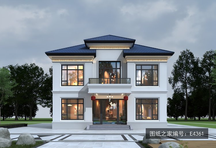 2026邻居都夸好！面宽12米二层别墅设计TOP15，图纸速存