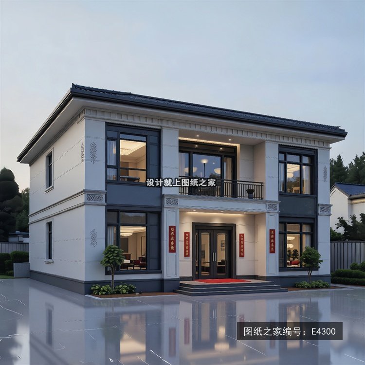 2026最新面宽11米二层别墅设计，25套图纸直接抄作业