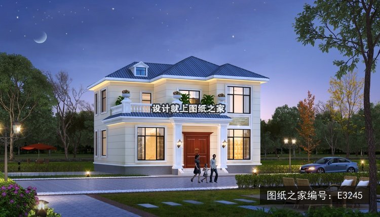 2026最新面宽11米二层别墅设计，25套图纸直接抄作业