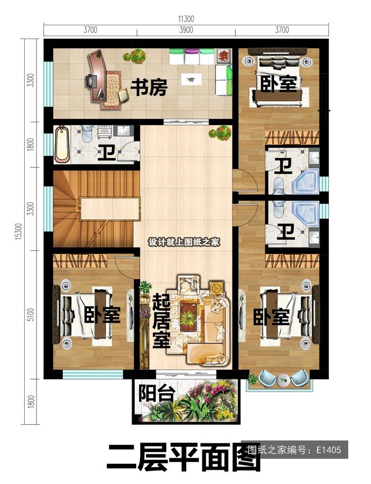 2026最新面宽11米二层别墅设计，25套图纸直接抄作业