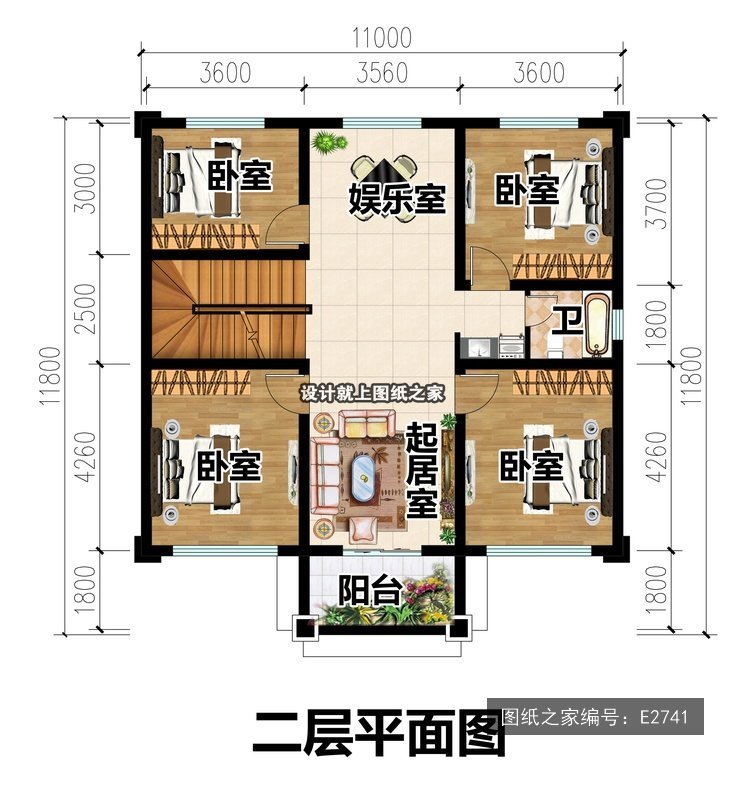 2026最新面宽11米二层别墅设计，25套图纸直接抄作业