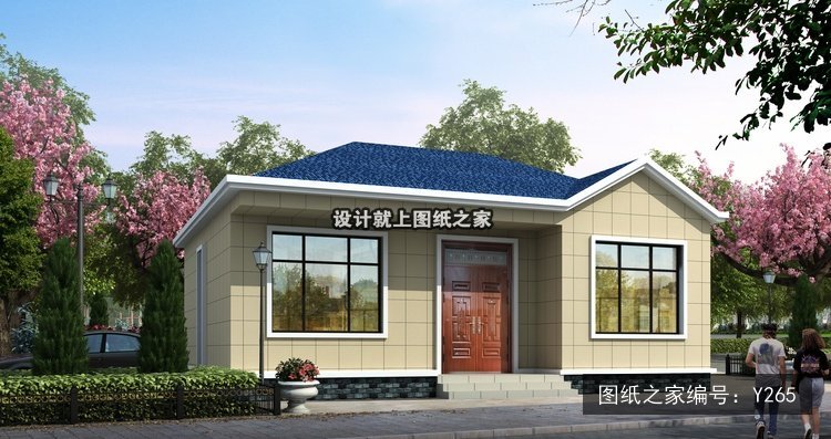 开间11米进深10米一层经济型没厨房无厨房 效果图