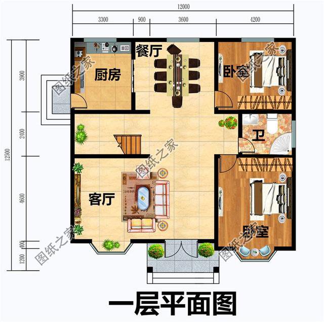 农村两层半楼房设计图，为什么大多数人喜欢两层半楼房，看完你就明白了