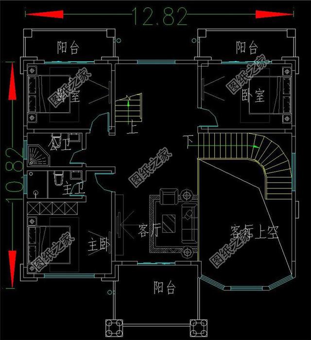 新农村建设的带凉亭的三层别墅，造价低款式美，谁看了不心动呢！