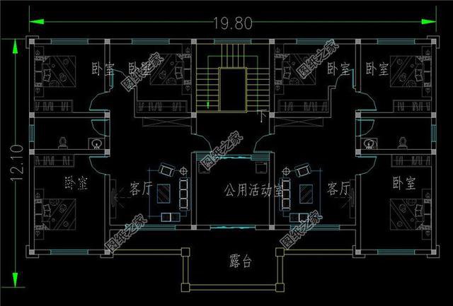 一户占地100平米左右的连户双拼别墅，感情好的兄弟都开始入手了