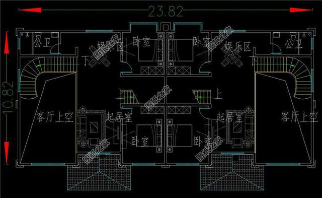 2024年欧式最新双拼自建房屋设计，外观精致有棱有角，一眼就爱上