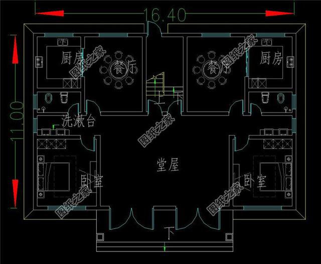 2024年欧式最新双拼自建房屋设计，外观精致有棱有角，一眼就爱上