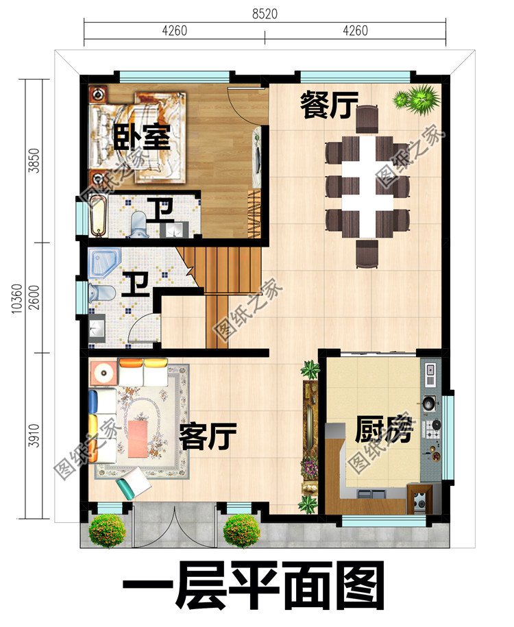 10万内2层小洋楼设计图