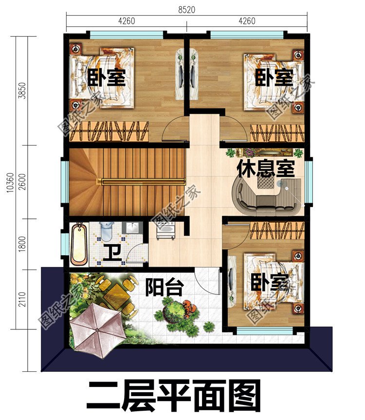 10万内2层小洋楼设计图