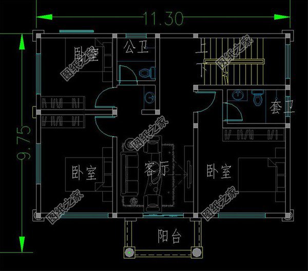 11米乘10米左右的三层自建房图纸，款款有颜有档次