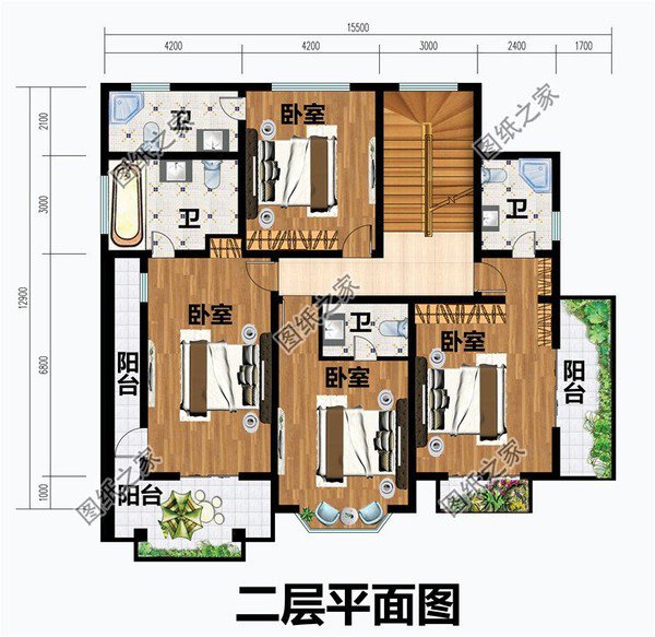 2024最新别墅二层半大全，谁人不爱呢？今年建起来