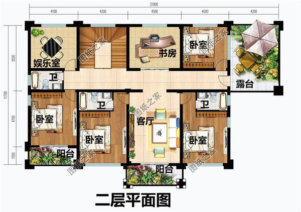 2024最新别墅二层半大全，谁人不爱呢？今年建起来