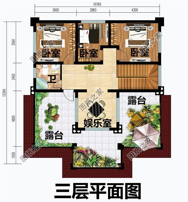 120平3层自建房造价预算多少？2024建房首选，享悠闲时光