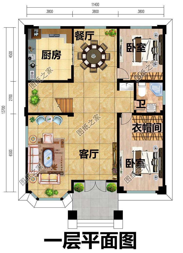 普通农村建房设计图，沉稳有质感，想建房？就选这四款